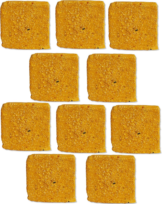 st albans bay suet plus 10 pack variety high energy wild bird suet cakes 11 oz easy-open