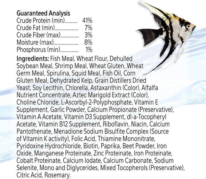 Aqueon Tropical Flakes, 2.29 Ounces, Natural Ingredients, Vitamins, and Minerals for Angelfish and Tropical Fish