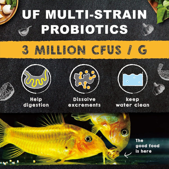 Ultra Fresh Sword Prawn Fish Food, 4.94 Ounces, Natural Protein, Balanced Diet for Tropical Fish