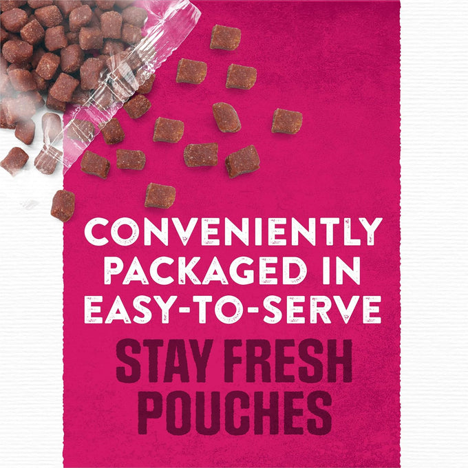 Purina Moist & Meaty Steak Flavor Soft Dog Food Pouches - 36 ct