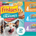 Purina Friskies 5.5 Ounce Wet Cat Food Variety Pack with Ocean Fish Tuna Chicken Turkey