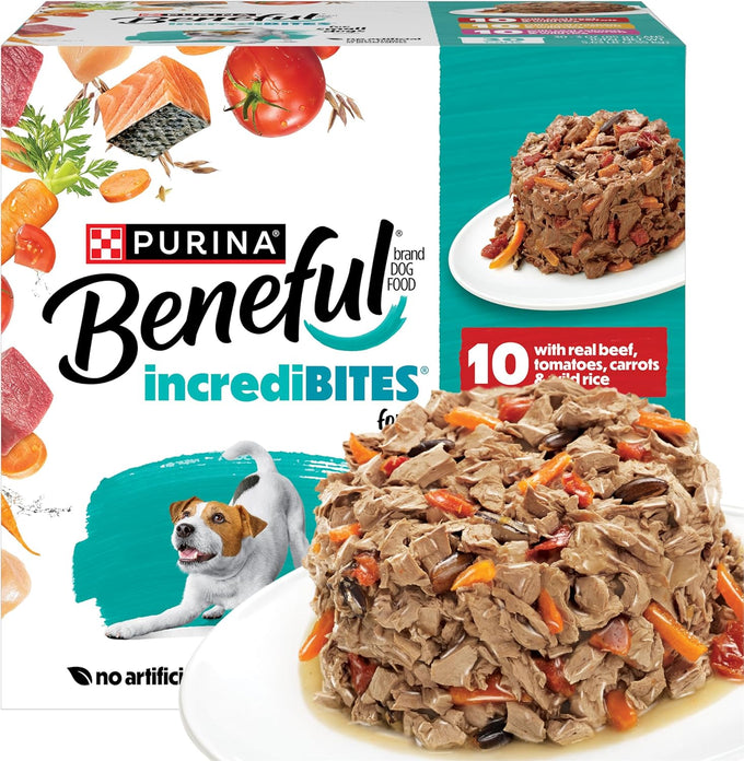 Beneful Purina Small Breed Wet Dog Food Variety Pack, IncrediBites