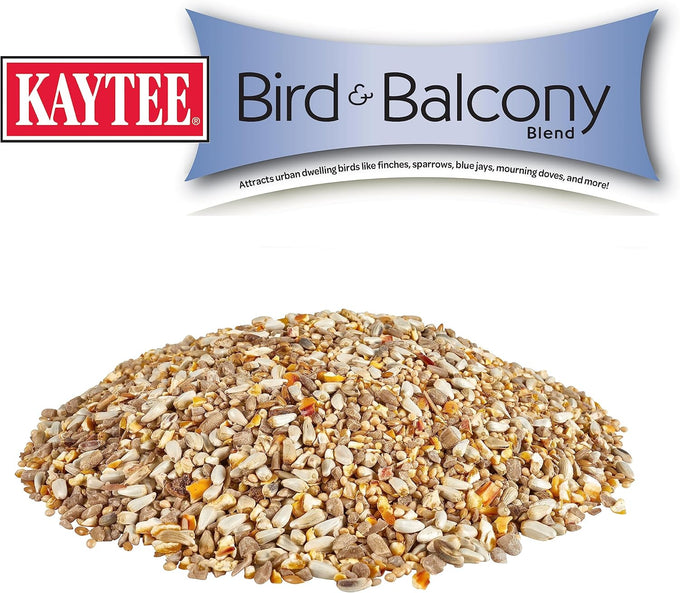 kaytee bird & balcony wild bird food no mess seed blend for city dwelling birds finches sparrows mourning doves