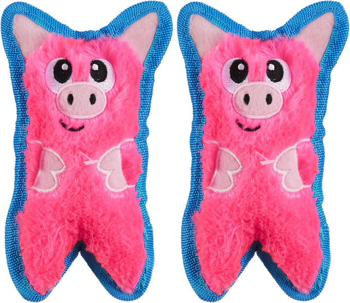 outward hound durablez minis owl plush dog toy, no stuffing, squeaky, jumbo squeaker, puppies, small dogs