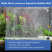 hygger 16.9 inch aquarium bubble strip, nano air bubble curtain wall aquarium decorations self-sinking for freshwater saltwater