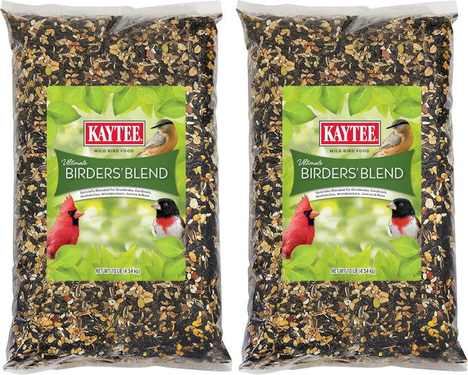 kaytee wild bird ultimate no mess seed mix for cardinals and colorful songbirds 9.75 lb