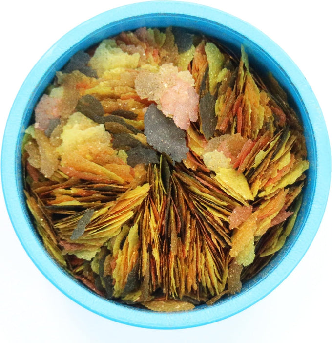 Aquarian Tropical Flakes for Community Tropical Fish 50g Complete Balanced Diet Active Fish Color Enhancement