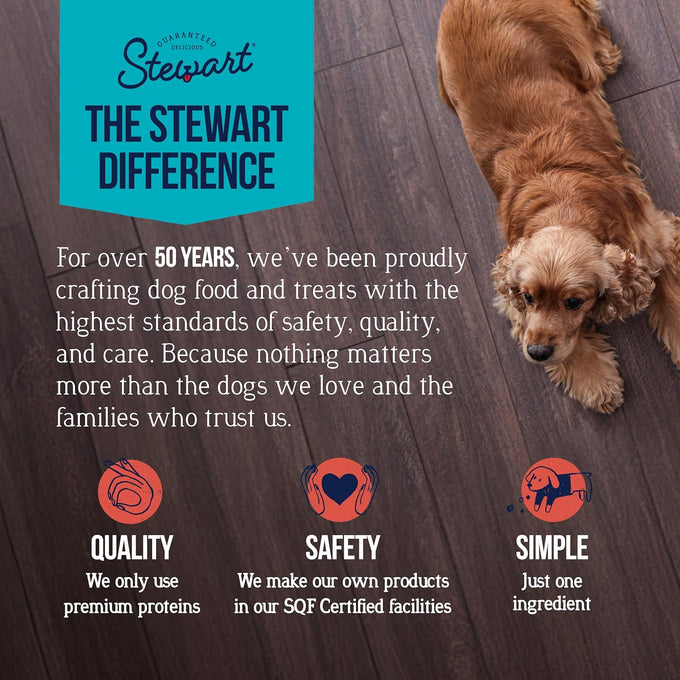stewart 100% beef liver dog treats 4 oz tub freeze dried raw single ingredient grain free training treats or meal topper