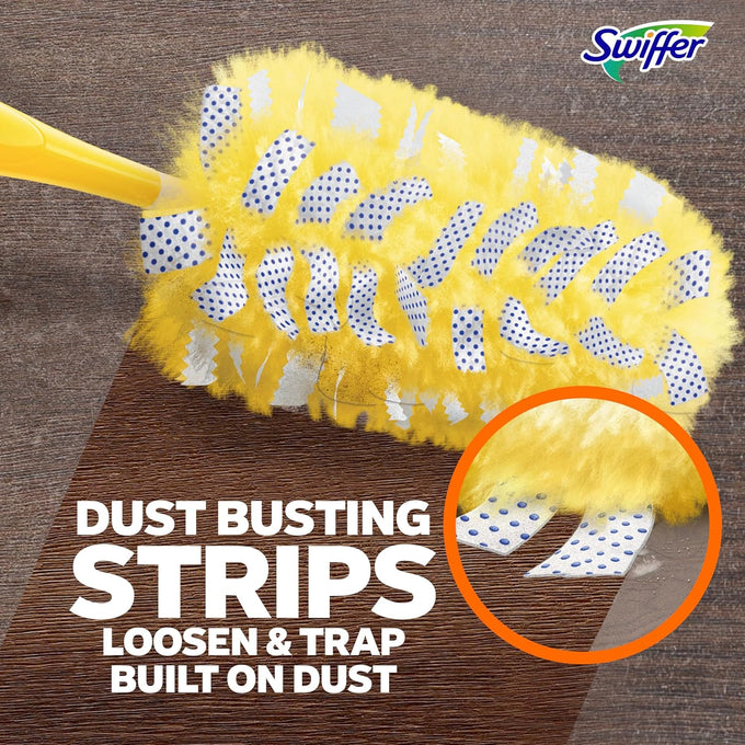 swiffer pet heavy duty multisurface dusters refills with febreze odor defense, 11 count