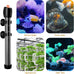 Orlushy Submersible Heater for Saltwater, Freshwater Aquariums with Thermometer, Adjustable and Durable
