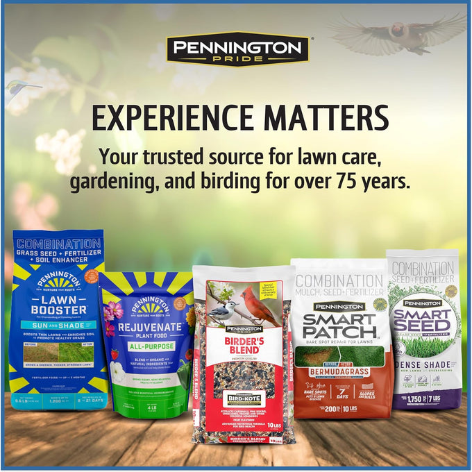 Pennington 22.5-lb Wild Bird Seed for Outside Feeders, Critter-Proof Bucket, Songbird Favorites and Year-Round Nutrition