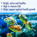 Aquarian Goldfish Flakes for Small Pond Fish, 50g Container, Complete Balanced Diet