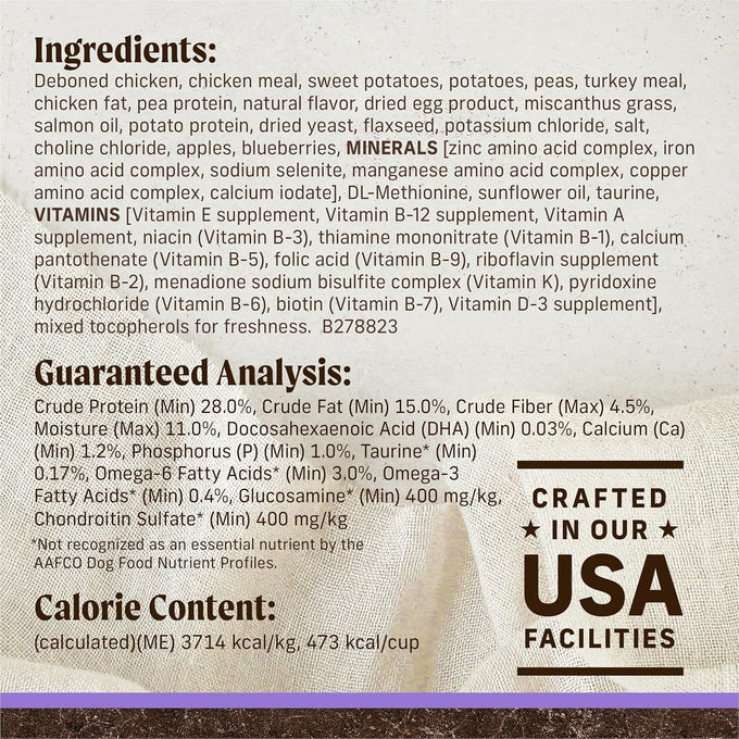 Merrick Premium Grain-Free Dry Puppy Food, Chicken & Sweet Potato