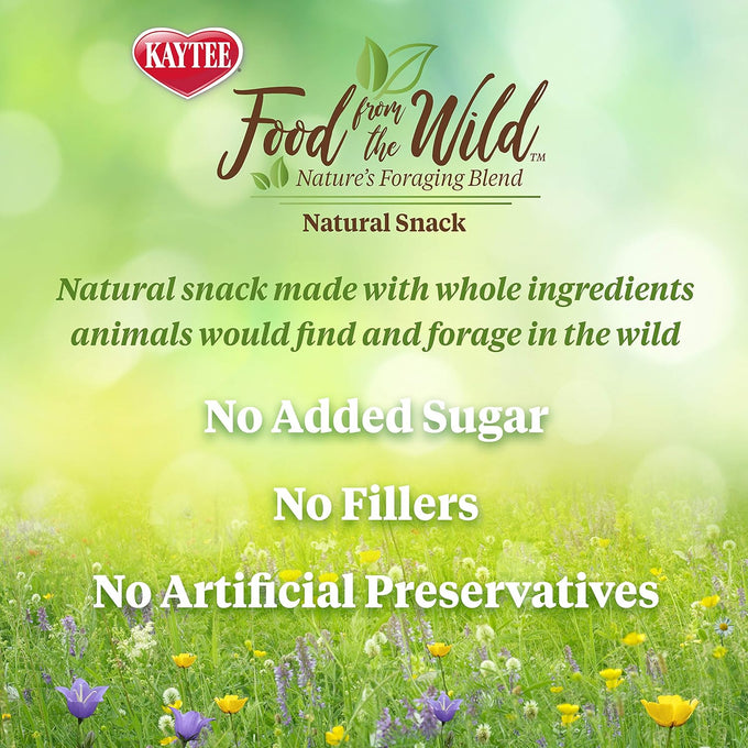 Kaytee Food from The Wild Natural Snack for Pet Rabbits, 1 Ounce, No Added Sugars or Fillers