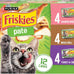 Purina friskies wet cat food pate variety pack salmon dinner, turkey and giblets dinner and mixed grill 2 packs of 12 cans