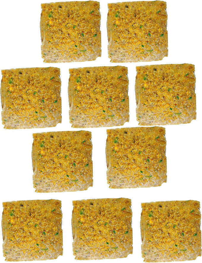 st albans bay suet plus 10 pack variety high energy wild bird suet cakes 11 oz easy-open