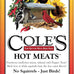Coles HM20 Hot Meats Bird Seed 20-Pound Attracts Sunflower Loving Birds