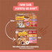purina friskies extra gravy wet cat food 24ct variety pack with chicken turkey salmon beef 5.5 oz cans