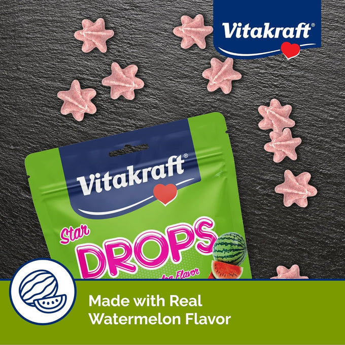 Vitakraft watermelon flavor small animal treats 4.4 oz yogurt enriched nourishing rabbit guinea pig hamster snacks
