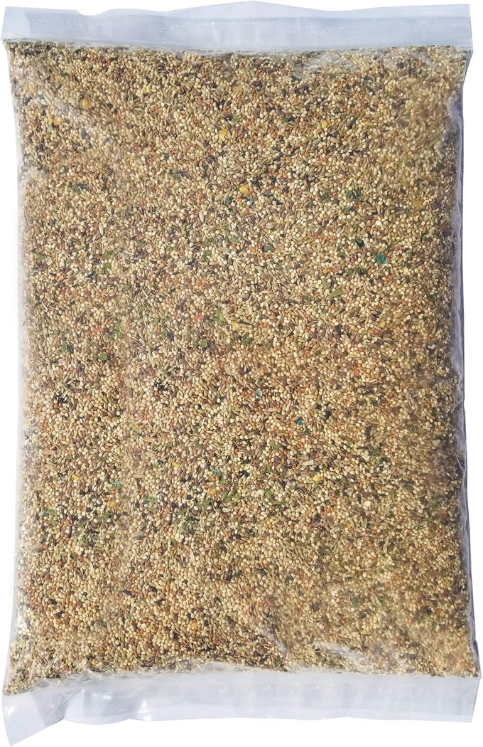 Volkman Avian Science Super Parakeet Bird Food 8lb high-energy nutrition for small hookbill birds with millet seeds and grains