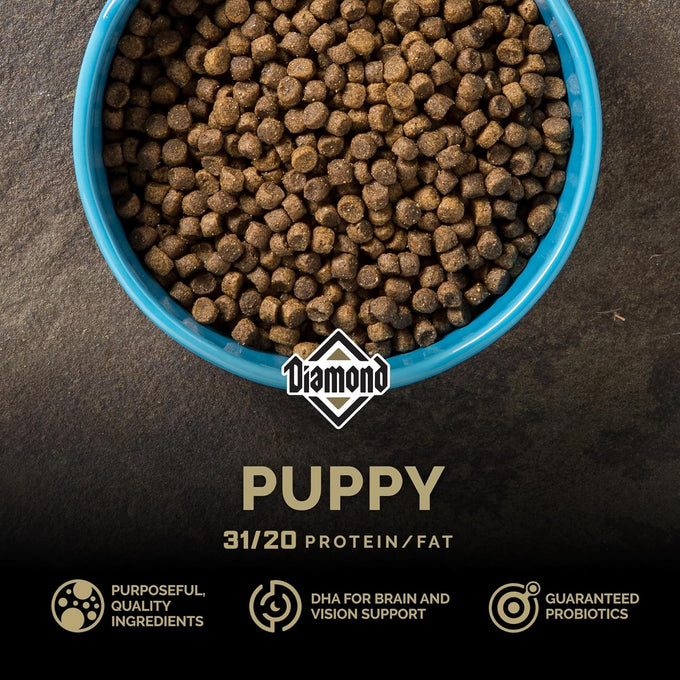Diamond Puppy Dry Dog Food 31/20, 40lb Bag, All Life Stages, USA Made