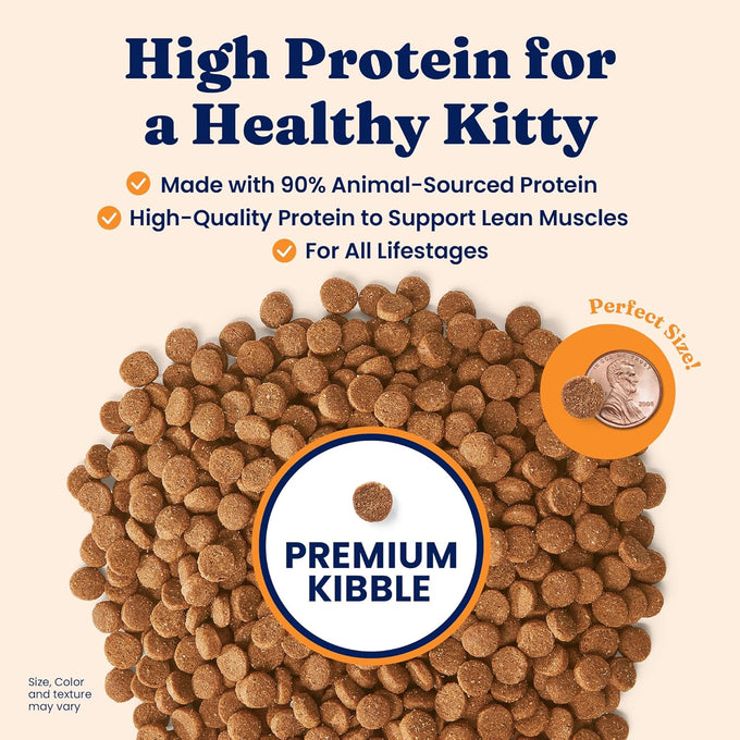Solid Gold High Protein Grain Free Chicken Cat Dry Food with Probiotics for All Ages 12LB