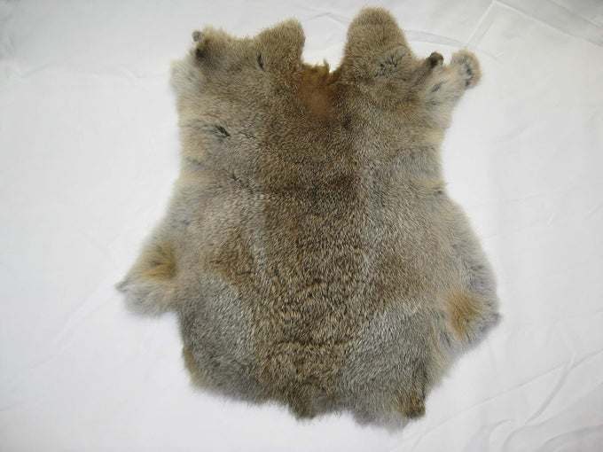 Treasure Gurus 100% Natural Rabbit Pelt Real Fur Faux Fur Coat Material