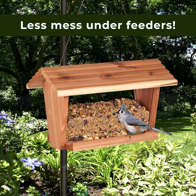 Kaytee 5.5 pound wild bird no mess nut & fruit food seed blend for blue jays, woodpeckers, and finches
