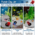 ameliade medium aquarium decorations ceramic cave fish tank accessories rock decor for small fish