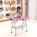 36 inch foldable dog grooming table with adjustable arm blue maximum capacity 330lbs