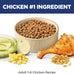 Hills science diet adult 1-6 dry cat food, chicken 4 lb bag, usa made, omega-6, vitamin e