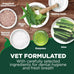 Vet's Best dog toothpaste and toothbrush kit with triple head toothbrush, natural flavors, and aloe for healthy gums and fresh breath