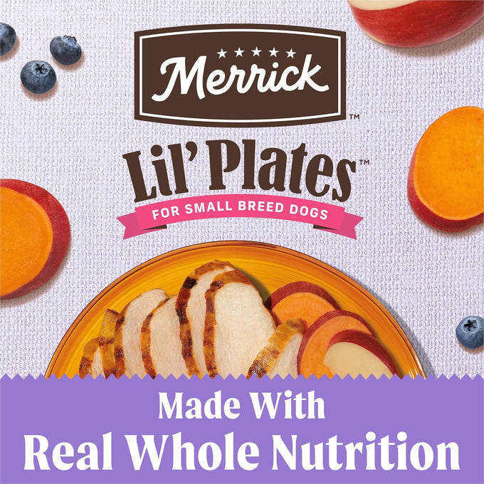 Merrick Lil' Plates Grain-Free Chicken & Sweet Potato Puppy Food, 4 lb