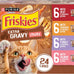 purina friskies extra gravy wet cat food 24ct variety pack with chicken turkey salmon beef 5.5 oz cans
