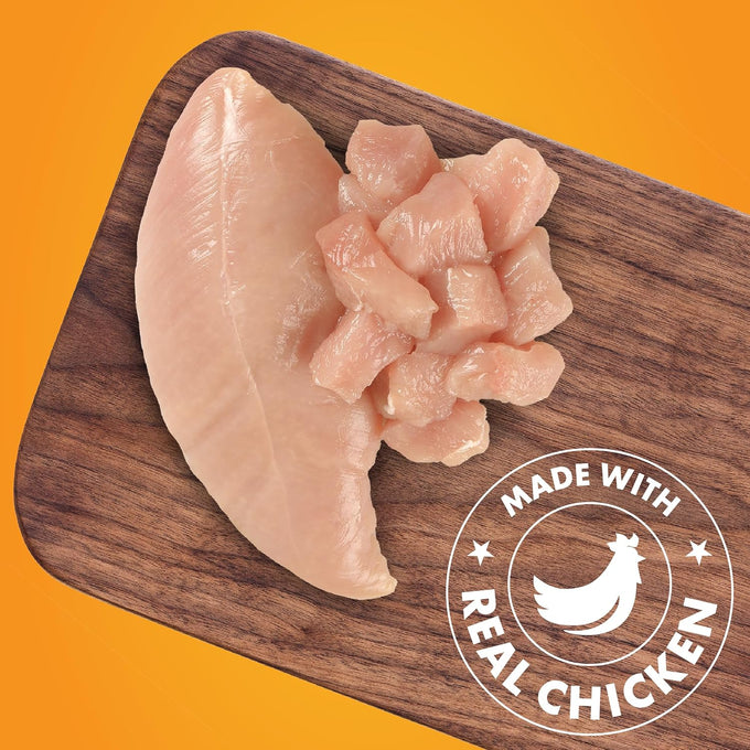 Pur Luv rawhide-free chicken jerky wrapped sweet potato dog treats, 16 oz, high protein, healthy, easily digestible