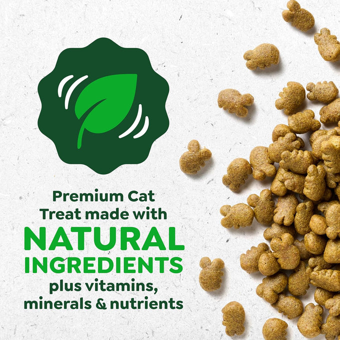Feline Greenies cat dental treats, adult natural, 21 oz tub, veterinarian-recommended, catnip flavor