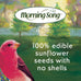 Morning Song 5.5-Pound Bag Sunflower Hearts & Chips Wild Bird Food, No Mess Sunflower Seeds for Birds