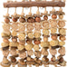 14.5" Extra Large Macaw Bird Chewing Toy with Natural Wood, Corn Cobs and Rattan Balls for African Grey, Cockatoos