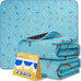 Sunheir Washable Pee Pads for Dogs, Grey, 2 packs, Heavy Absorbency, Waterproof, Non-Slip, Reusable, Potty Training