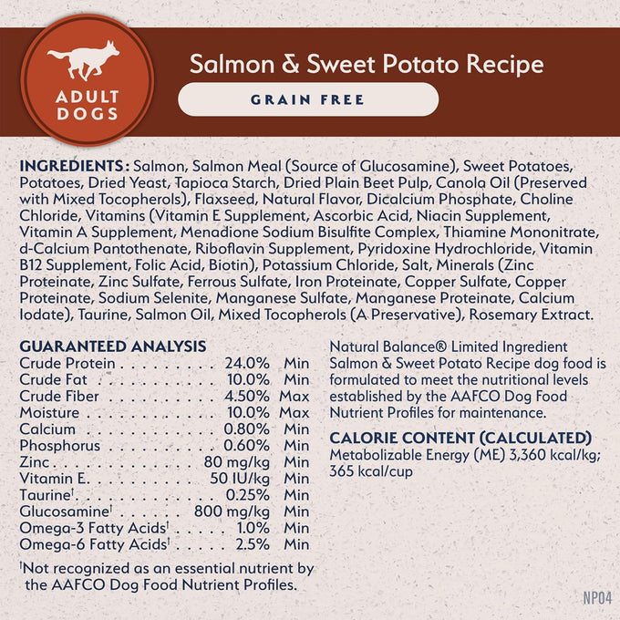 Natural Balance Limited Ingredient Grain-Free Salmon Dog Food