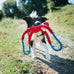 ZippyPaws Red Monkey RopeTugz Durable Dog Pull Rope Toy for Large Medium Small Dogs Squeaky Interactive