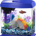 Aqueon LED MiniBow 2.5 Gallon Aquarium Fish Tank Kit with SmartClean Technology in Black for Small Fish