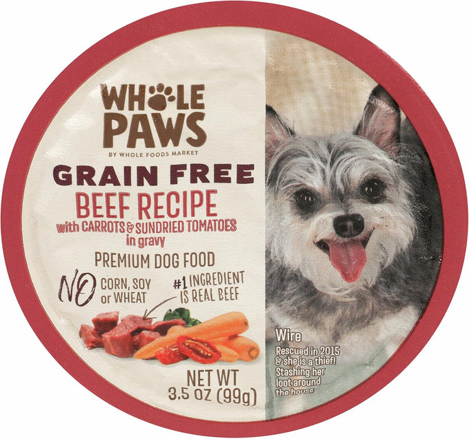 Whole Paws Grain-Free Wet Dog Food, Chicken 3.5oz