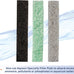 aueon large replacement filter cartridges 12 pack dual-sided