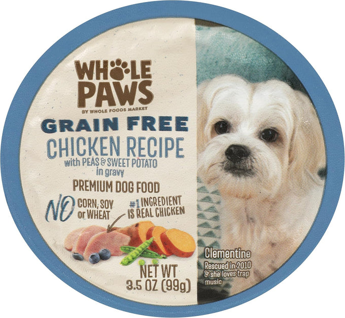 Whole Paws Grain-Free Wet Dog Food, Chicken 3.5oz