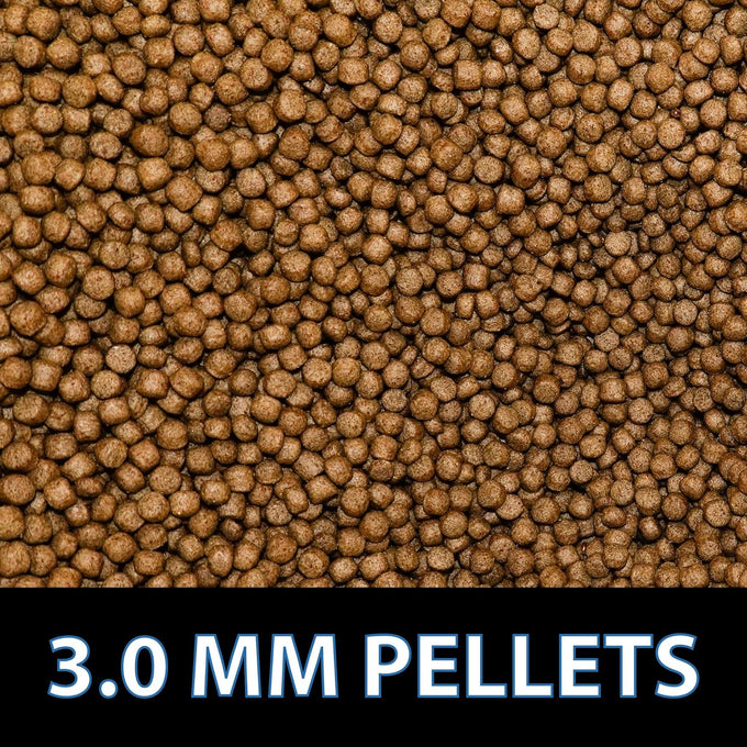 CrystalClear Staple Pond Fish Food 2.2 pound bag, 32% protein floating pellets for koi & goldfish