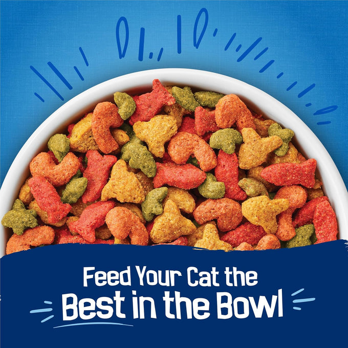 Purina Friskies dry cat food seafood sensations with salmon tuna shrimp flavors 22 lb bag