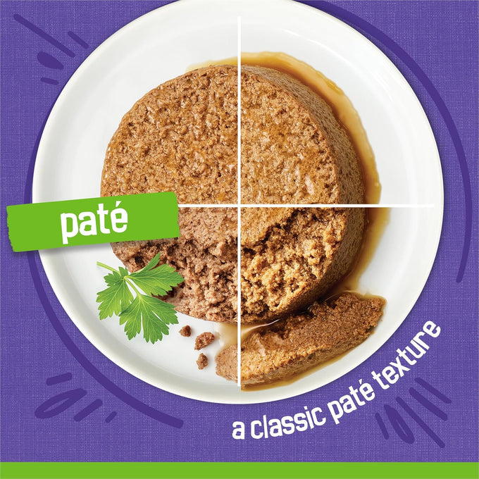 Purina Friskies pate wet cat food, 40ct variety pack, seafood & chicken flavors, 5.5 oz cans, 100% complete nutrition