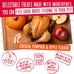 charlee bear crunchy dog training treats, low calorie, grain free natural mini dog treats for puppies and small, medium & large dogs, usa made, healthy 3 flavor variety pack 8oz (3-pack)