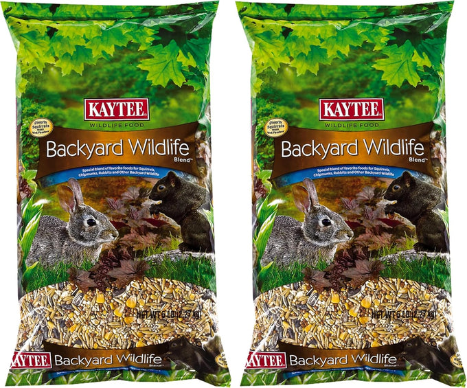 KAYTEE 5-Pound Backyard Wildlife Food Blend for Squirrels, Chipmunks, Rabbits, and More